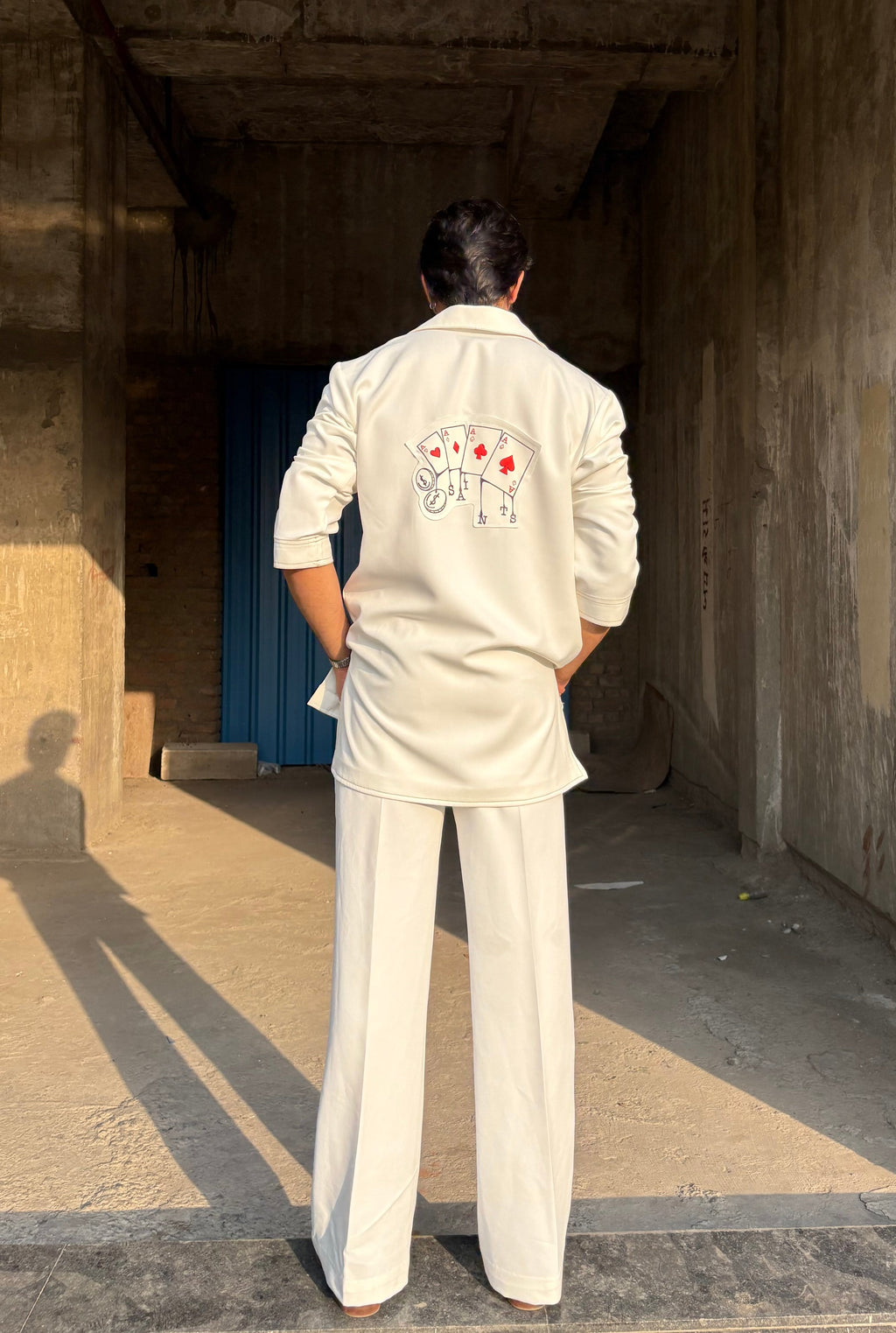 White Classic Kurta Co-ord