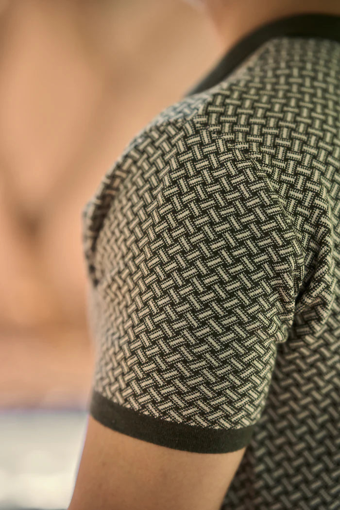 Jazra Green Old Money Polo